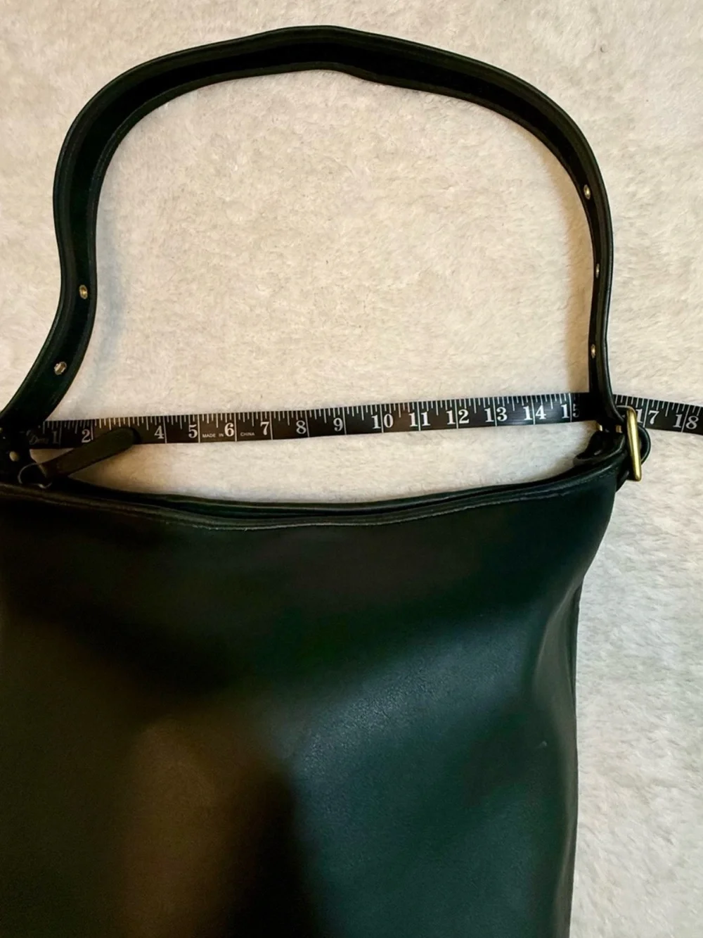 RARE! Vintage Coach Legacy XL Duffle, #9085 in BottleGreen, Mint Condition